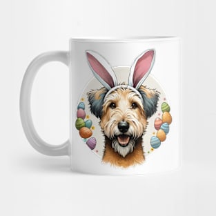 Portuguese Podengo Pequeno Enjoys Easter with Bunny Ears Mug